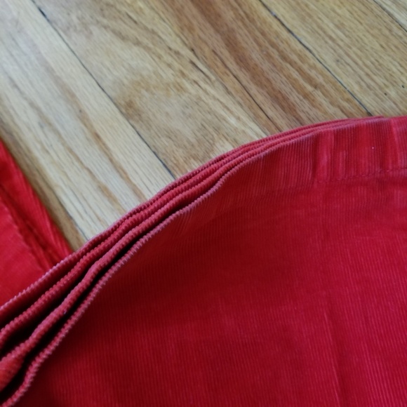 J. Crew Corduroy Favorite Fit Jeans Orange Red 8S - Picture 2 of 7